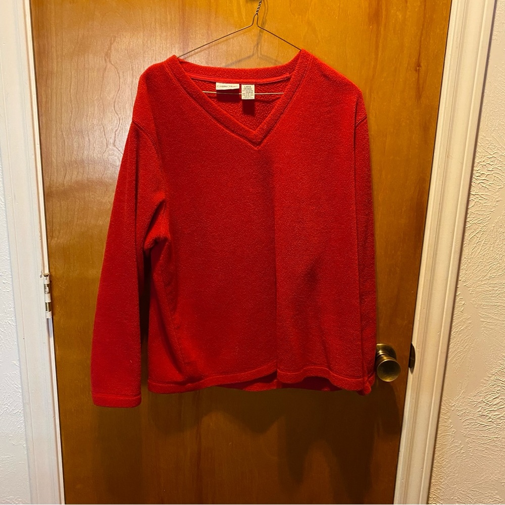 Cabin Creek red sweater